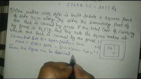 Rd Sharma class7 ex 20.2 ka first to five questions solution mensuration 1
