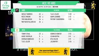 KNCB Topklasse T20 - Round 2 - HCC vs HBS