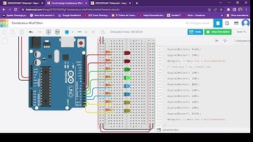 Tinkercad - Espectáculo de luces LED