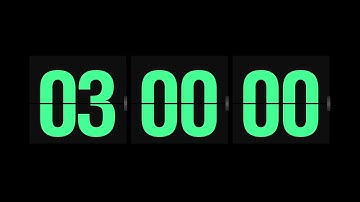 3 Hour Lime Focus Timer | Fresh Energy • Deep Work • No Music