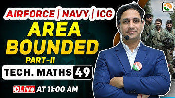 अटल Batch | Area Bounded-2 | Airforce Maths Classes 2024 | Maths for Airforce |Airforce