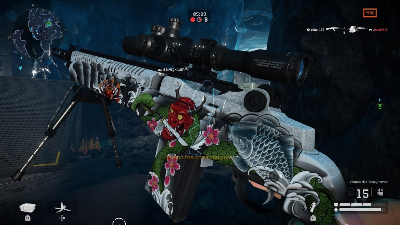 Warface - Yakuza M14 Crazy Horse - Storm - Blackwood