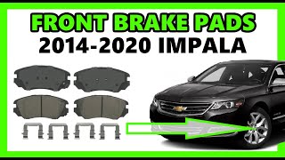 How To Change Replace Front Brake Pads 2014 - 2020 Impala Chevy Chevrolet