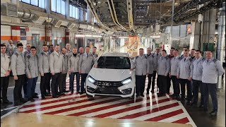 На АВТОВАЗе в Тольятти собрали первую тестовую Lada Vesta NG