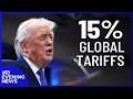 Trump Raises Global Tariff to 15%; Blizzard Warning for East Coast | NTD Evening News (Feb. 21) Mp3 Song