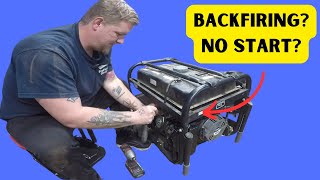 Generator Troubles? Easy Solutions for Backfiring and NoStart Issues!