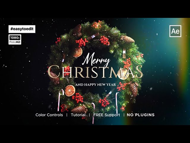 Christmas Logo Animation 🎄 After Effects Template ‪@aetemplates‬ - YouTube christmas-logo-animation-after-effects-template-aetemplates-youtube