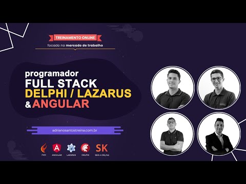 [LIVE] Lançameto Full Stack Delphi / Lazarus e Angular