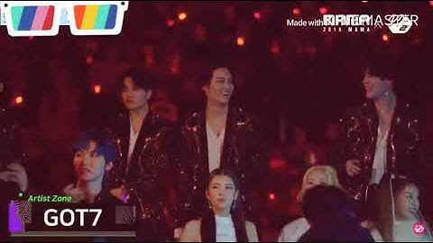 BTS   ITZY  GOT7 Reaction Jackson Wang Reaction JYP at 2019MAMA