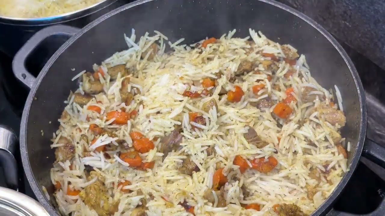 فطور ١٠ رمضان 🌙 كيكة التاجينة جزر 🥕 باللحم لوحة فنية مرق القيسي جاجيك 