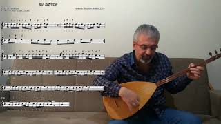 Bağlama Dersleri - 71 Su Sızıyor(Solfej)