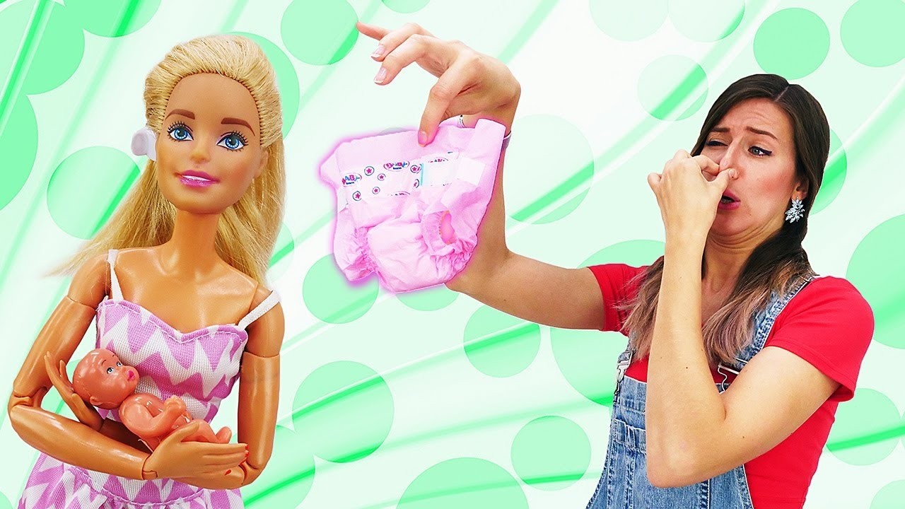 ¡Cuidamos al bebé con muñecas! Juego divertido para niñas