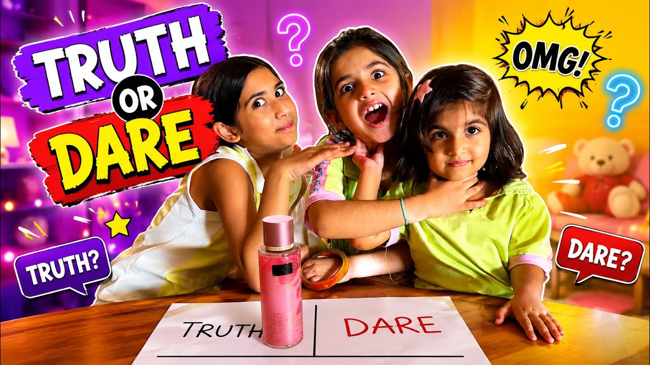 Sisters Truth or Dare Challenge 😱 Funniest Family Game Ever! 😂 | Kids Challenge