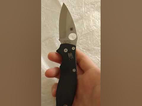 Нож SPYDERCO. спайдерко маникс - YouTube