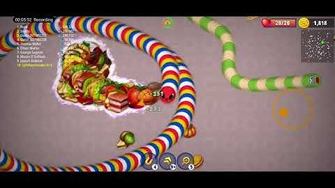 How to Cross Line in WormsZone.io worms zone game 🪱 new version #18