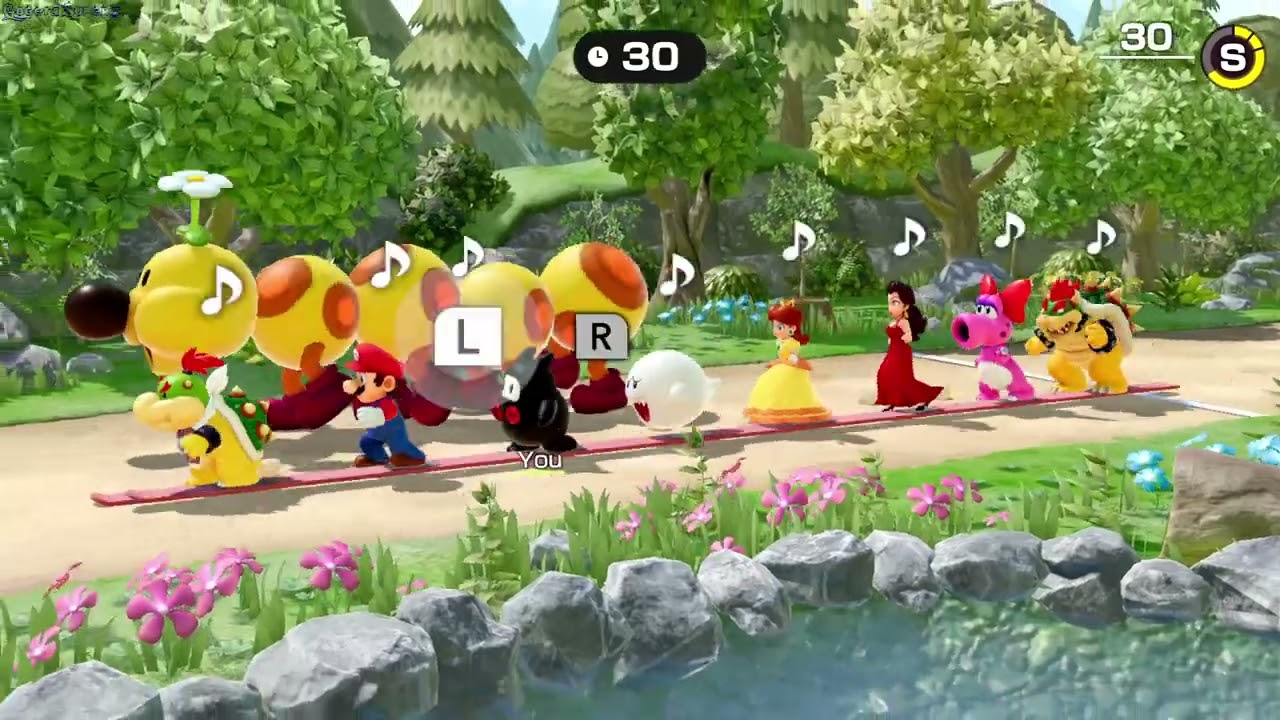 Super Mario Party Jamboree Ski Daddle Minigame - GogetaSuperx