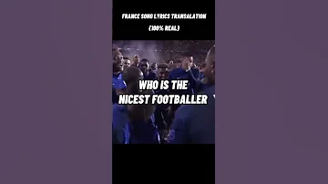 France Song Lyrics Translation 100 Real Football Viral Trending Viral Shorts Fyp 
