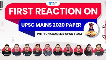 First Reaction on UPSC Mains 2020 Paper with Unacademy UPSC Hindi Team