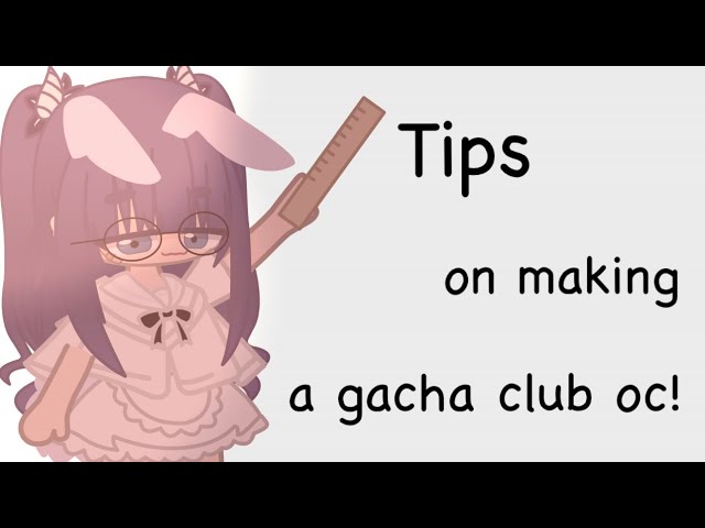 how i make Gacha OC (girls) 