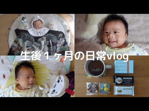 生後1ヶ月のvlog① | お宮参り | 出産内祝い | 遊び