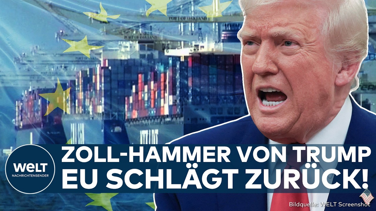 USA: Donnerschlag! EU kontert Trump! Brüssel legt Abkommen wegen Zoll-Hammer auf Eis