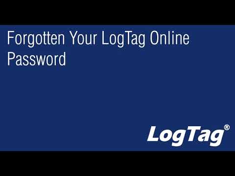 Forgotten LogTag Online Password