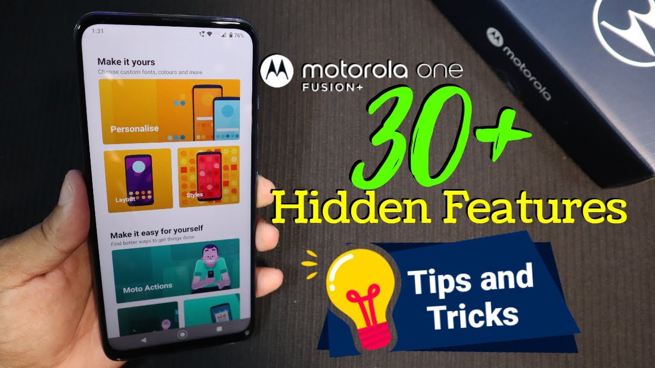 Motorola One Fusion Plus Tips And Tricks |Top 30 Best Features of Moto One Fusion Plus | Data Dock