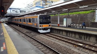 209系 八トタ82編成 豊田駅入線＆発車 '19.05.06