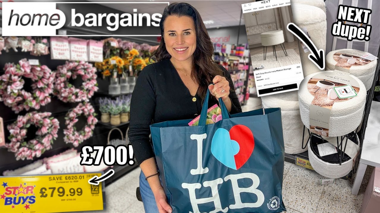 HOME BARGAINS FEBRUARY 2026 | £700 ITEM FOR UNDER £80! + NEXT HOME DUPES & HINCH EASTER