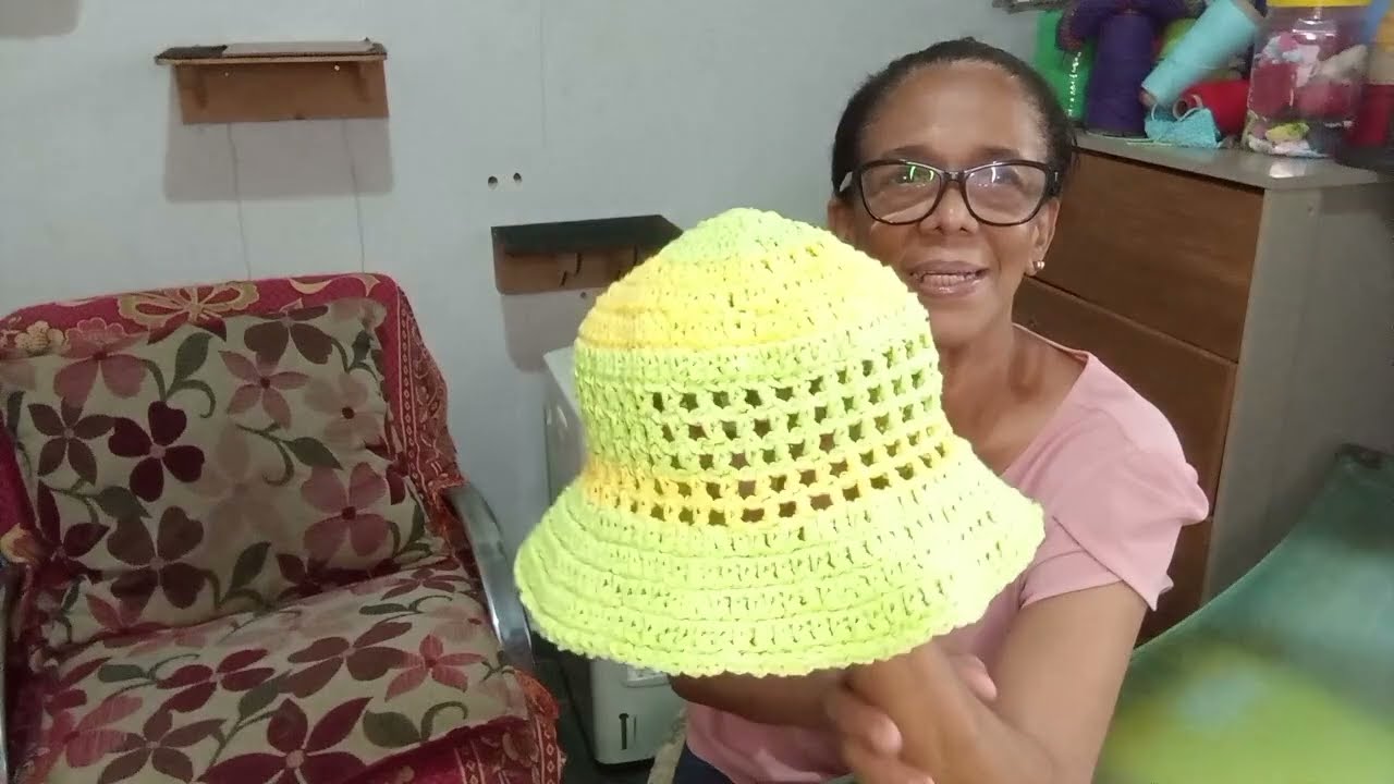 UMA NOVA COLEÇÃO CHAPÉU CATA OVO DE CROCHÊ