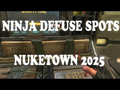 Nuketown 2025 Ninja Defuse Spots | Call of Duty Black Ops 2 Guide