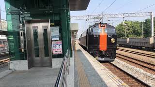 6026B次鳴日號夕景車廂專列迴送 大湖站通過