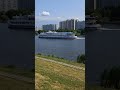 Теплоход Сергей Образцов проплывает Москву реку район Марьино-Братеево#СерегейОбразцов#теплоход#рек