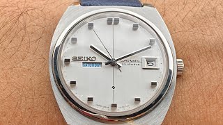 Vintage October 1968 Seiko LM LordMatic 5606-7100 - Split Day/Date - Original Dial- Serviced