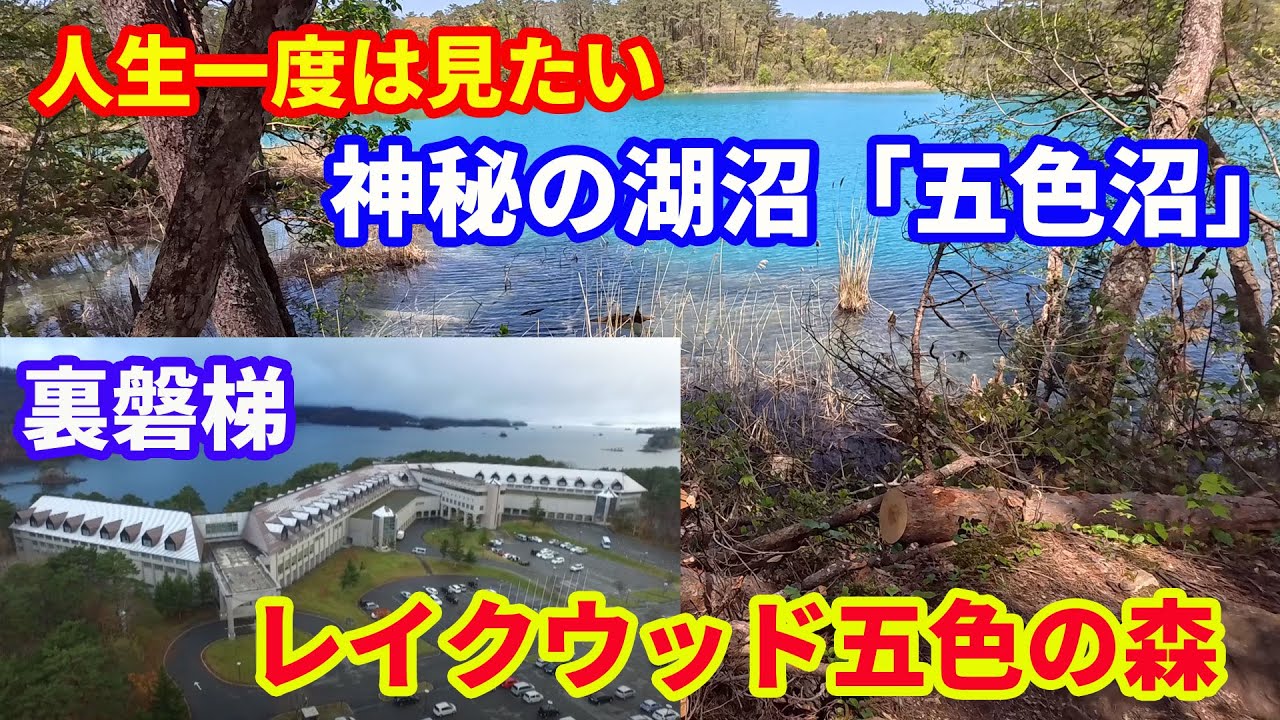 【還暦夫婦の節約贅沢旅】【裏磐梯】【五色沼】【レイクウッド五色の森】きれいな五色沼を見たくて、裏磐梯のレイクウッド五色の森に宿泊して、五色沼を満喫してきました。風格に恥じない素晴らしいホテルでした。