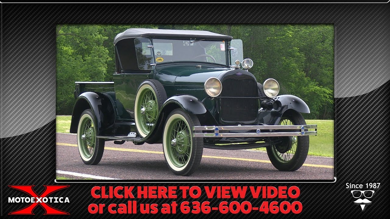 1928 Ford Model AR Open-Cab Pickup || SOLD