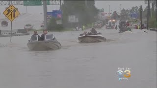 Tens Of Thousands Of Texans In Shelters As Harvey Continues To Pummel State