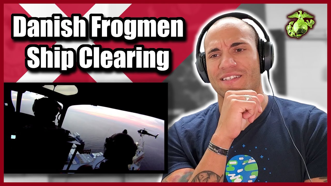 US Marine reacts to Danish Frogmen Ship Clearing