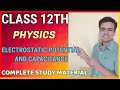 Class 12th Physics | Chapter - 2 | Electrostatic Potential and Capacitance | Complete Study Material