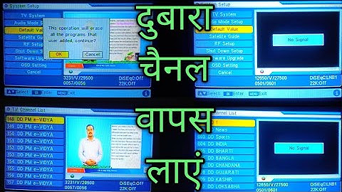 default value होने पर क्या करें।default value dd free dish।default value ke channel kaise hatayen