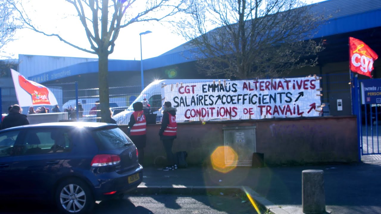 Grève à Emmaüs Alternative pour les salaires