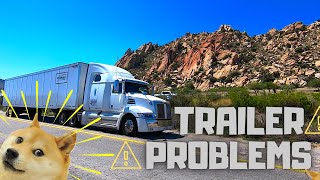 Trucking Life In America | Tire Explodes & Damages Trailer | Staying Positive | OTR Life On The Road