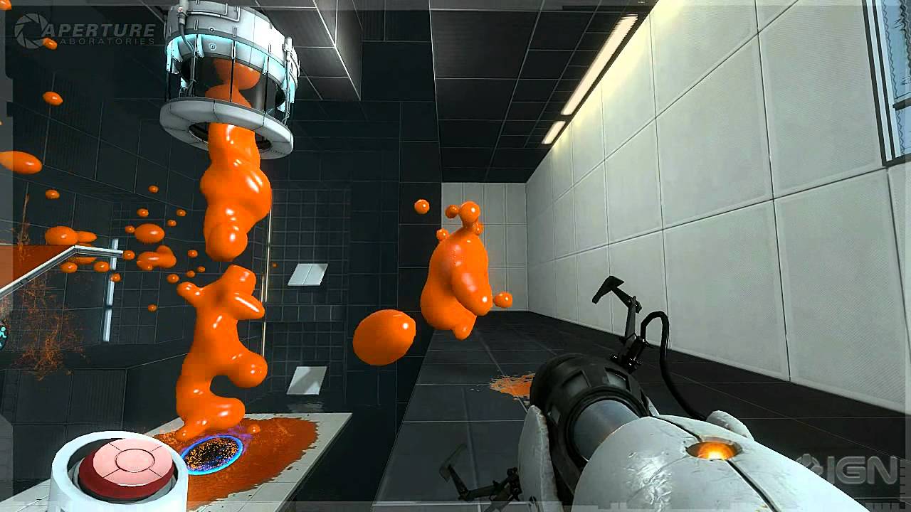 Portal 2 X360 - E3 2010: Demo Part 7: Propulsion Gel - YouTube