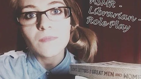ASMR - Librarian Role Play - Soft Spoken/Tapping/Page turning etc