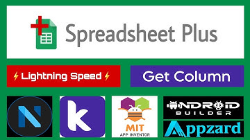 Spreadsheet Plus Extension | How To Use Get Column | Part 2 | Kodular | Niotron | Mit App Inventor 2