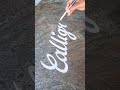 Calligraphy Word Sign Lettering Painting Tutorial #shortsfeed #calligraphy