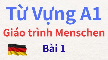 TỪ VỰNG A1 - GIÁO TRÌNH MENSCHEN BÀI 1