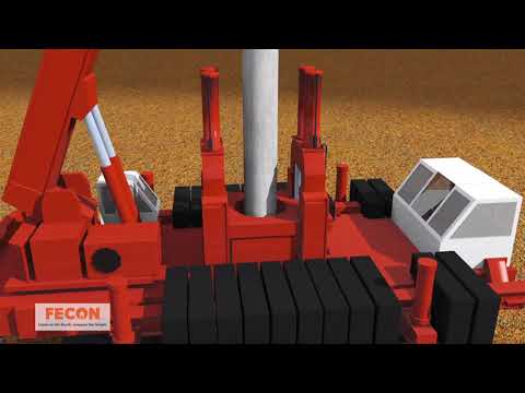 Video [Quy trình thi công cọc] - Ép cọc bằng robot thủy lực - youtube