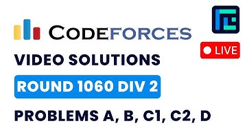 Codeforces Round 1060 (Div 2) | Video Solutions - A to D | by Pradyumn | TLE Eliminators