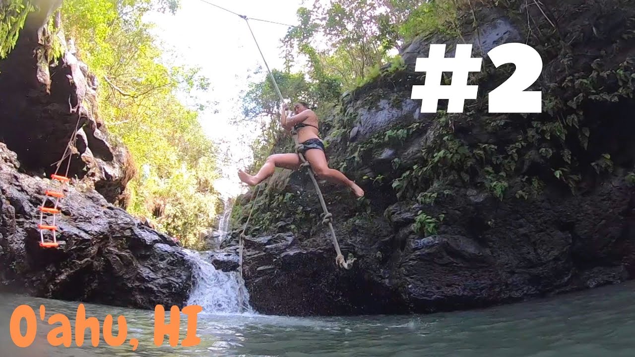 Hawaii hike Waimano falls // rope swings // multiple pools. Day 2/100 YouTube